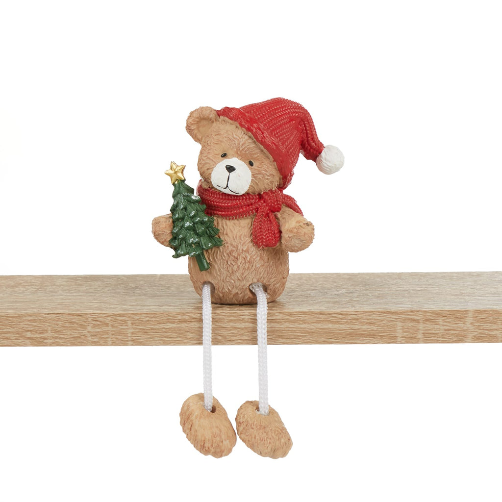 The Lifestyle Edit Timeless Christmas Bear Shelf Sitter Assorted, product image 3