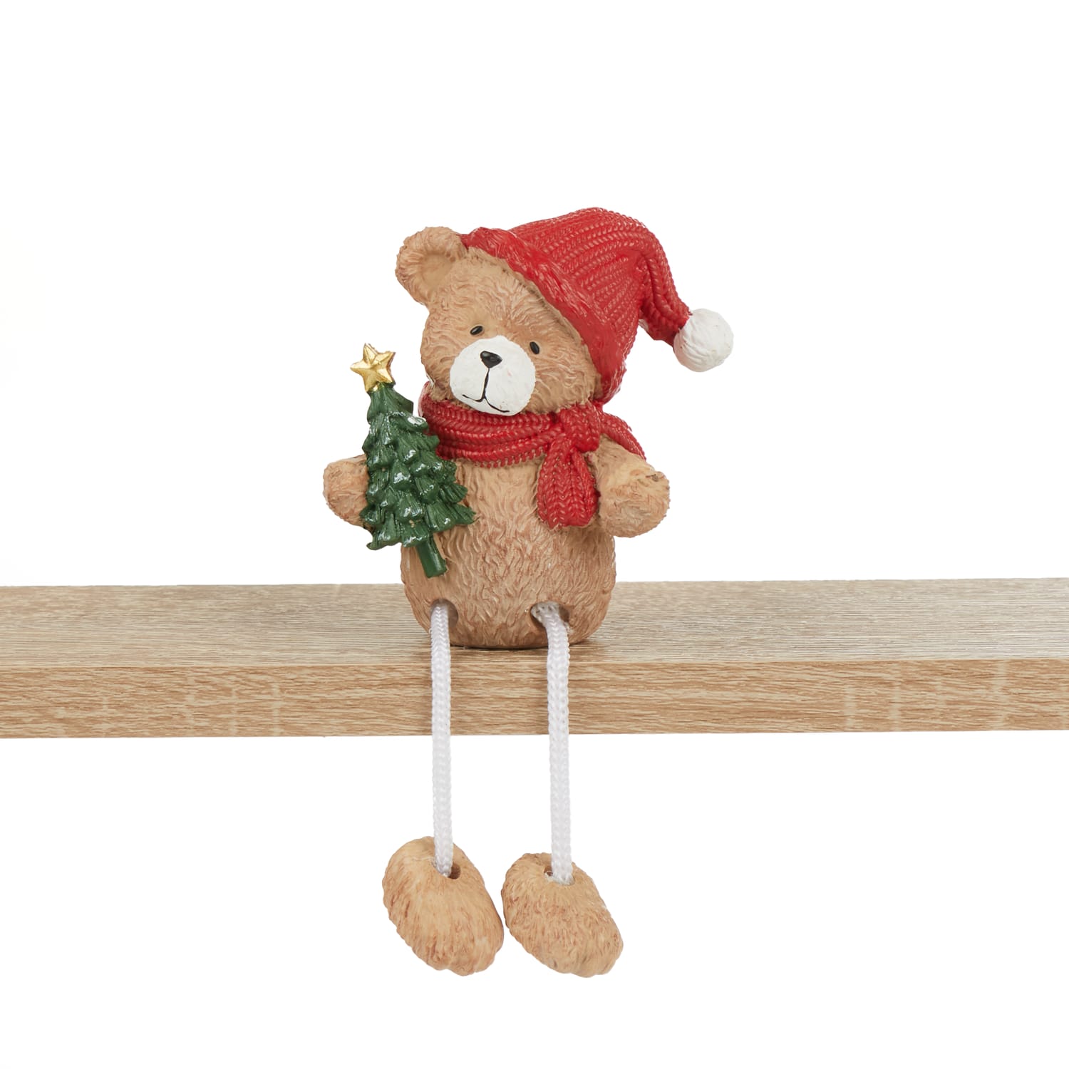 The Lifestyle Edit Timeless Christmas Bear Shelf Sitter Assorted, product image 3