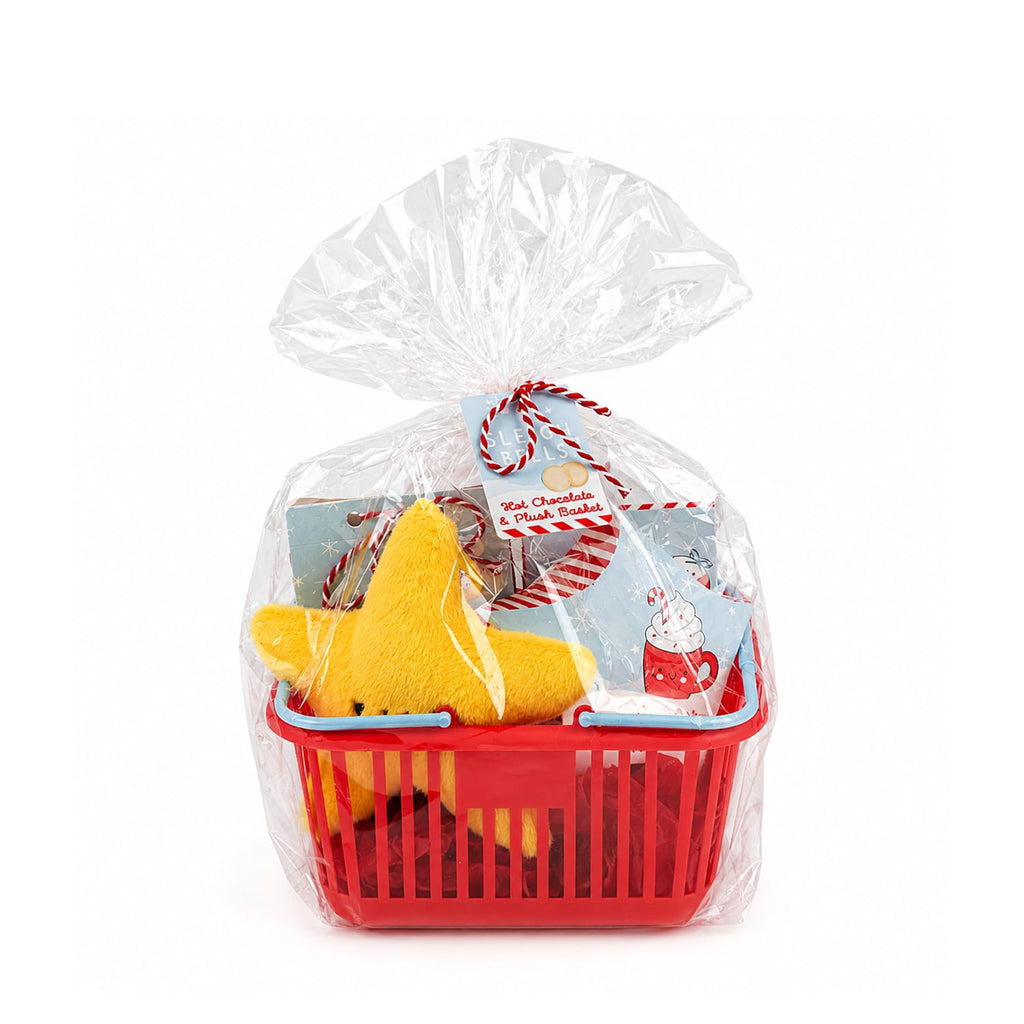Sleigh Bells Hot Chocolate & Plush Basket, product image 2