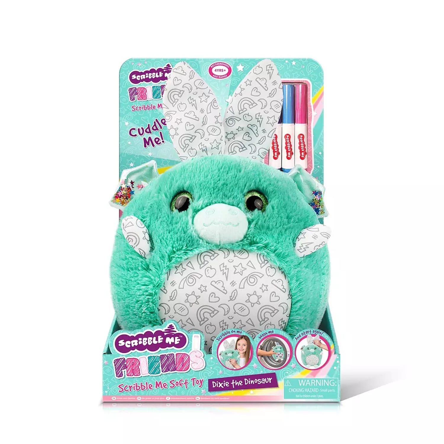 Scribble Me Doodle Furry Plush