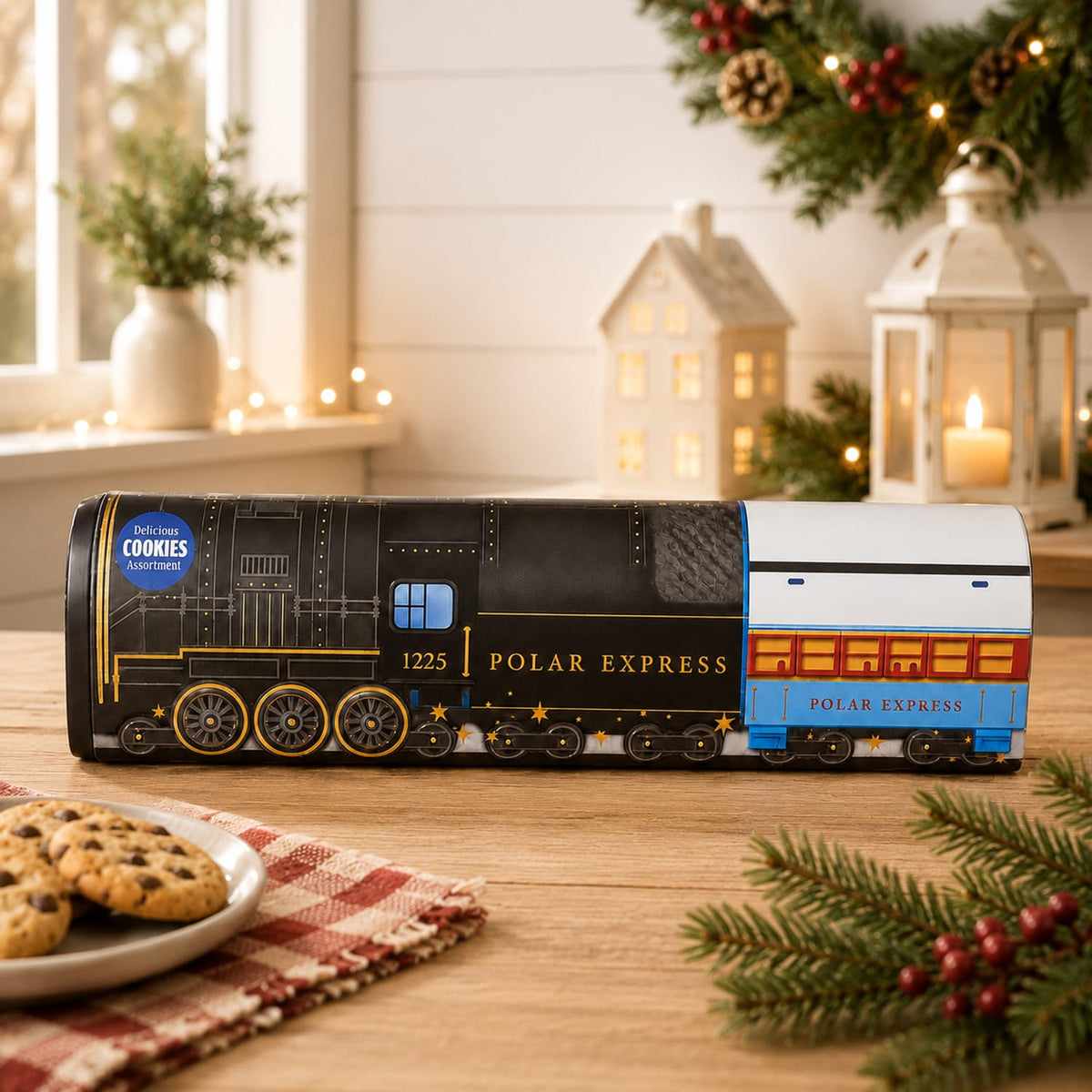 The Polar Express Cookie Filled Tin 270g