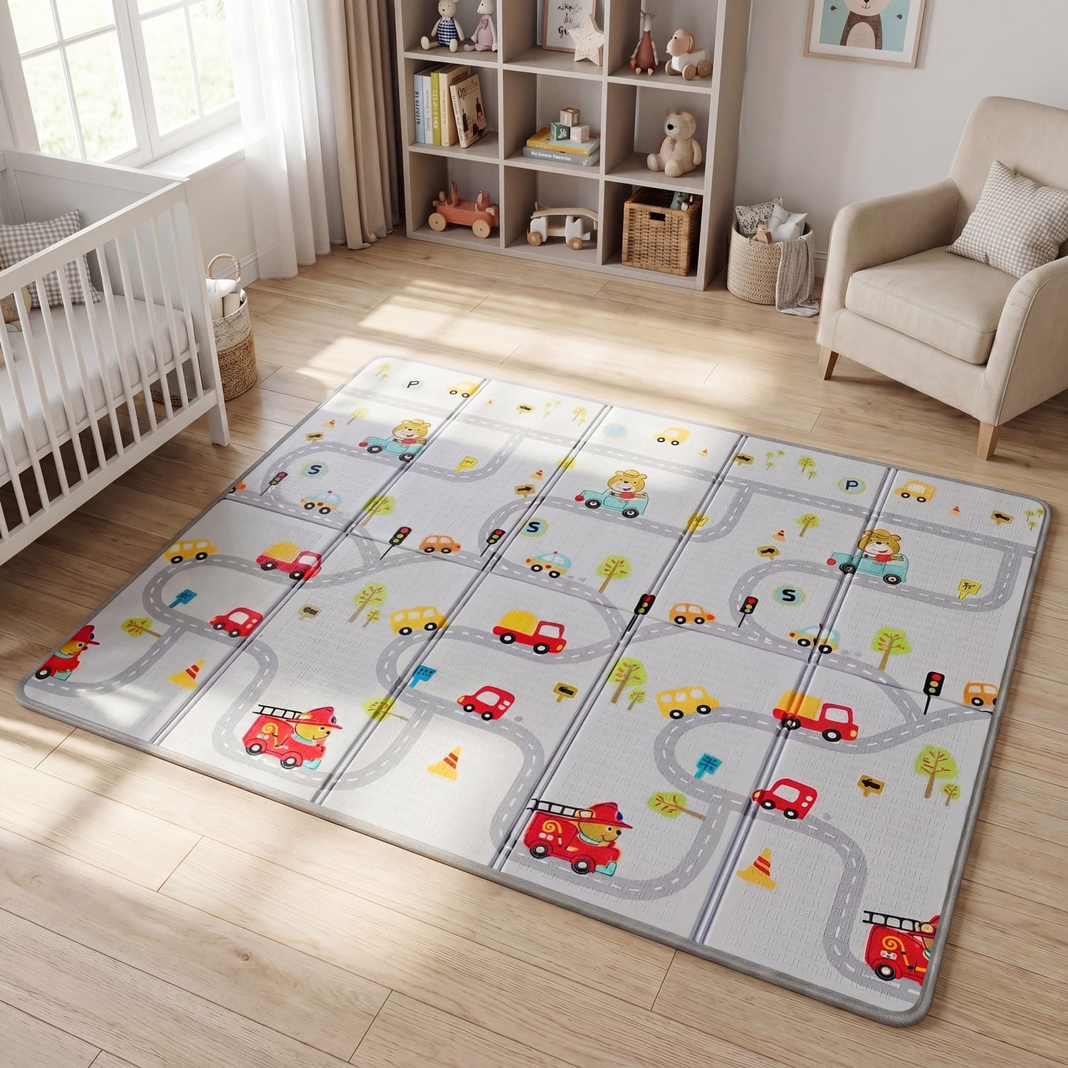 Liberty House Toys Toddler Play Mat – Alphabet & Roads