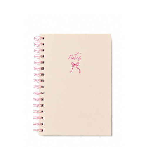 Back To School A5 Bow Print Notebook