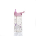 Back To School Bottle With Straw 400ml - Lilac