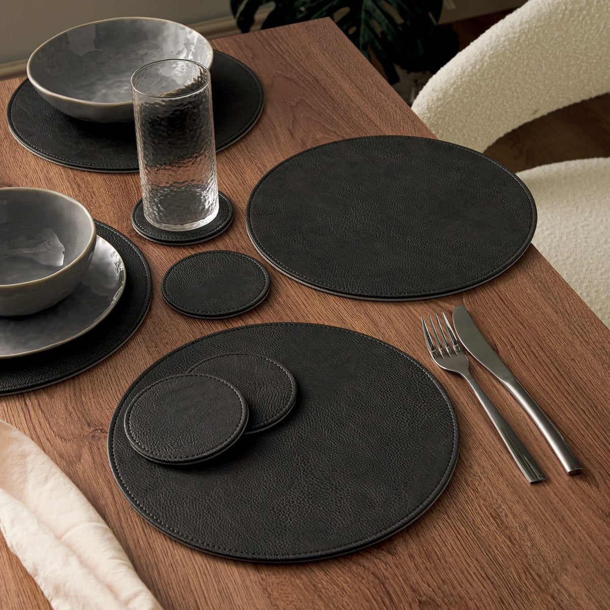 Home Collections Round Placemat And Coasters 8 Pack, product image 2