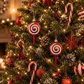 Sleigh Bells Christmas Tree Decoration 6 Pack - Lollipop