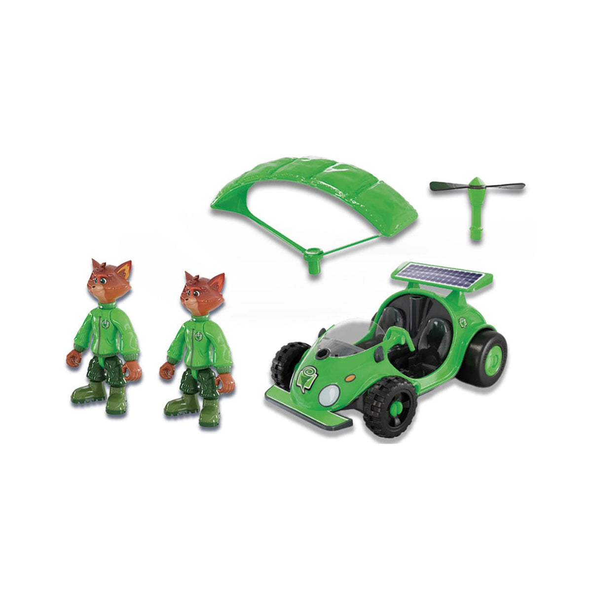 Mille Bornes Challenge Vehicle & Figure Playset - Robby & Bobby, product image 3